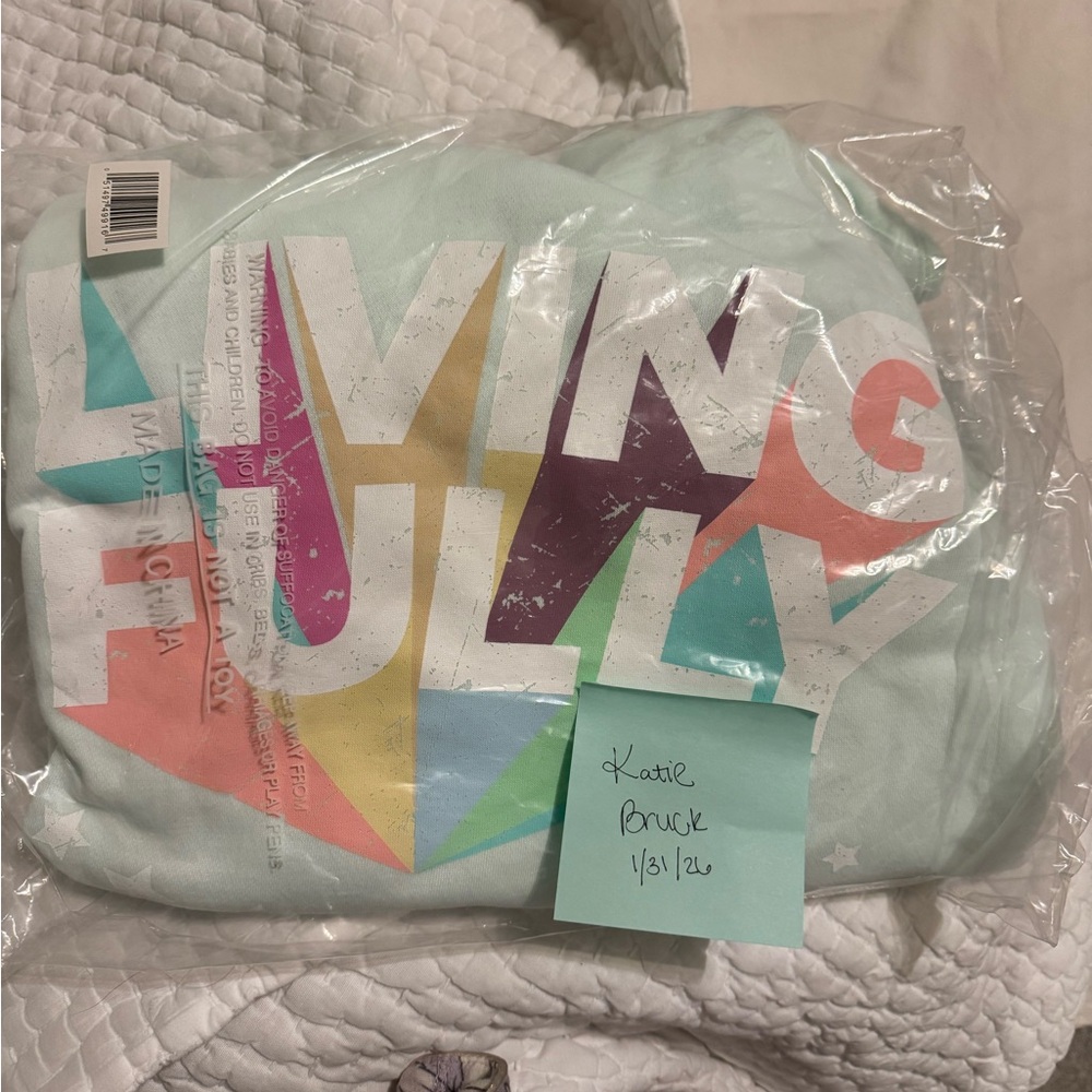 Living Fully Women's Mint Sweatshirt